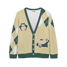 Snorlax Knitted Cardigan Anime Christmas Sweater Personalized NTT111124411-3-Gear-Otaku