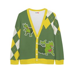 Sceptile Knitted Cardigan Anime Christmas Sweater Personalized NTT111124427-3-Gear-Otaku