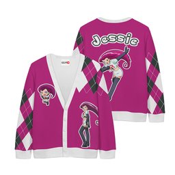 Jigglypuff Knitted Cardigan Anime Christmas Sweater Personalized-1-gear otaku