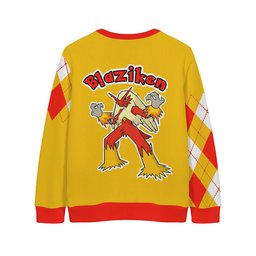 Blaziken Knitted Cardigan Anime Christmas Sweater Personalized NTT111124432-2-Gear-Otaku