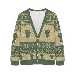 Green Mantis Knitted Cardigan Anime Christmas Sweater NTT111124611-3-Gear-Otaku