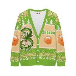Shenron Knitted Cardigan Anime Christmas Sweater NTT111124528-3-Gear-Otaku