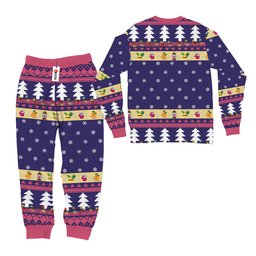 Kikuri Hiroi Pajamas Christmas Ugly Sleepwear GearOtaku.com