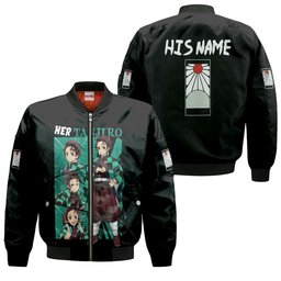 Her Tanjiro Shirts Anime Personalized Valentines Collection GearOtaku.com
