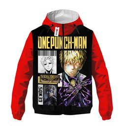 Saitama Anime Windbreaker Jacket-1-gear otaku