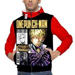 Saitama Anime Windbreaker Jacket-1-gear otaku