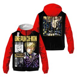 Saitama Anime Windbreaker Jacket-1-gear otaku