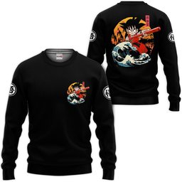 Goku Kid Kanagawa Hoodie Shirts Custom Clothes GearOtaku.com