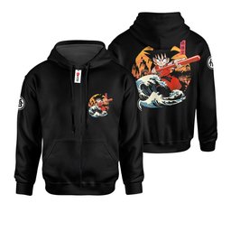 Goku Kid Kanagawa Hoodie Shirts Custom Clothes GearOtaku.com