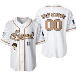 Eren Yeager Jersey Shirt Senpai Valentines Collection Personalized GearOtaku.com