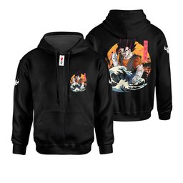 Vegito Kanagawa Hoodie Shirts Custom Clothes GearOtaku.com