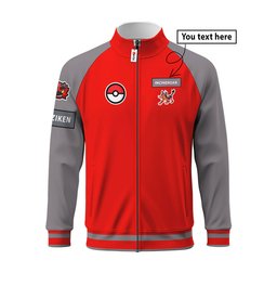Pikachu Neck Zipper Jacket Personalized- gear otaku