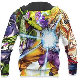 Goku Gohan Cell Hoodie Jacket Shirts Custom Clothes GearOtaku.com