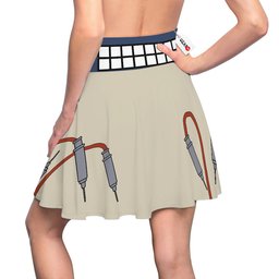 Mina Ashido Skater Skirt Cosplay Style- gear otaku