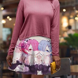 Zero Two Code 002 Skater Skirt- gear otaku