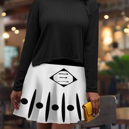 13th Division Shihakusho The Gotei 13 Skater Skirt- gear otaku