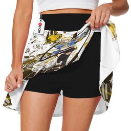 Mirajane Strauss Skater Skirt Manga Style- gear otaku