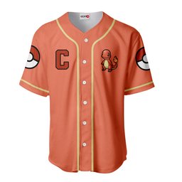 Charmander Baseball Jersey Personalized Edition GearOtaku.com