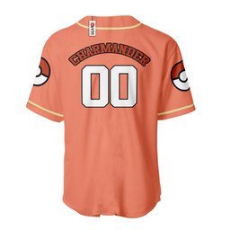 Charmander Baseball Jersey Personalized Edition GearOtaku.com