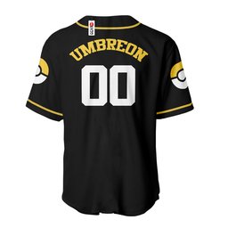 Umbreon Baseball Jersey Personalized Edition GearOtaku.com