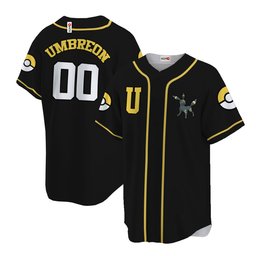 Umbreon Baseball Jersey Personalized Edition GearOtaku.com