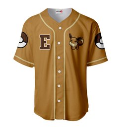 Eevee Baseball Jersey Personalized Edition GearOtaku.com