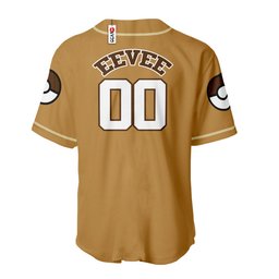 Eevee Baseball Jersey Personalized Edition GearOtaku.com
