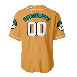 Dragonite Baseball Jersey Personalized Edition GearOtaku.com