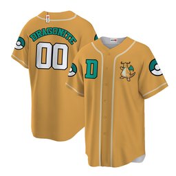 Dragonite Baseball Jersey Personalized Edition GearOtaku.com