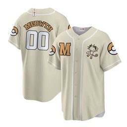 Meowth Baseball Jersey Personalized Edition GearOtaku.com