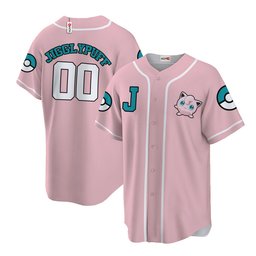 Jigglypuff Baseball Jersey Personalized Edition GearOtaku.com