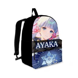 Kamisato Ayaka Backpack Game Bag Personalized GearOtaku.com