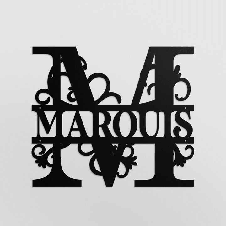 MARQUIS METAL SIGN