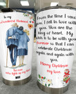 To My Wonderful Husband Personalized 20Oz Stainless Steel Tumbler Christmas Gift