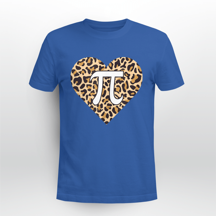 Math Teacher Classic T-shirt Leopard Pi