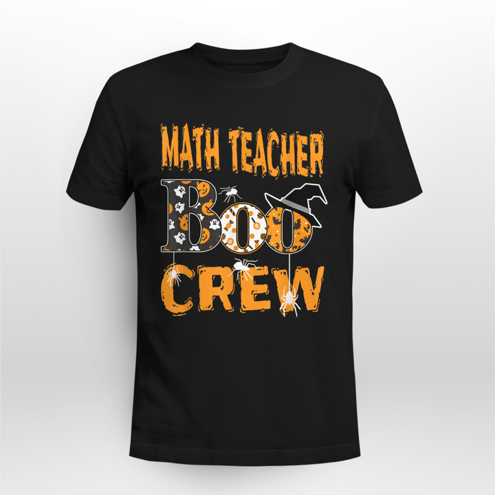 Math Teacher Classic T-shirt Boo Crew