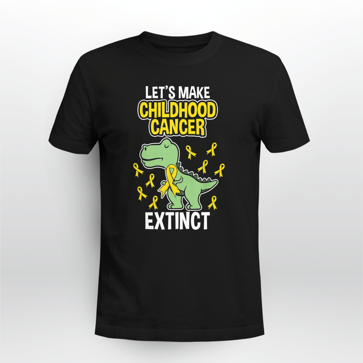Childhood Cancer T-shirt Let's Make