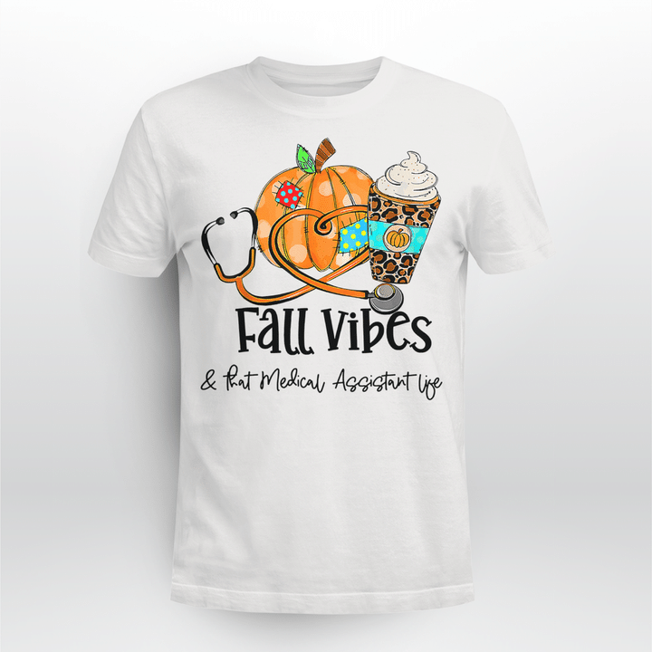 Nurse T-shirt Fall Vibes