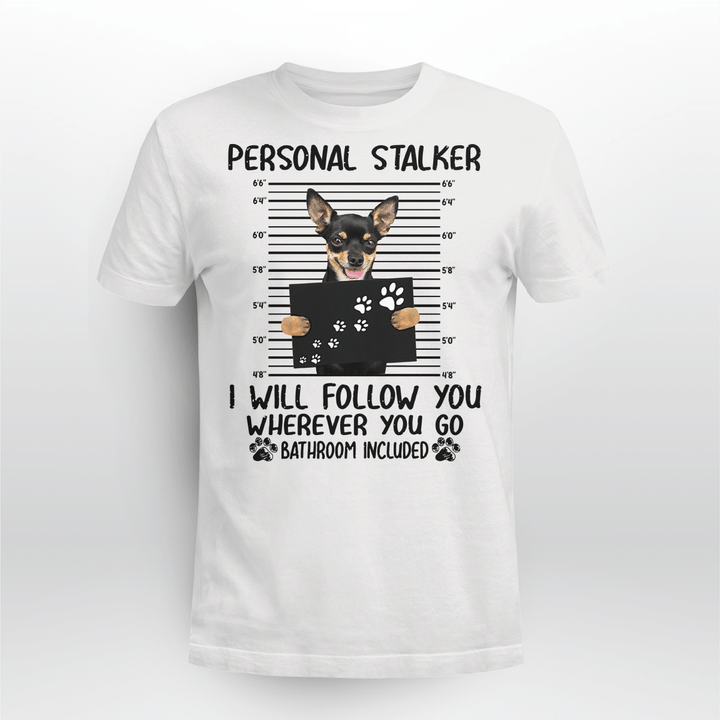 ChiPin Dog Classic T-shirt Personal Stalker Follow You