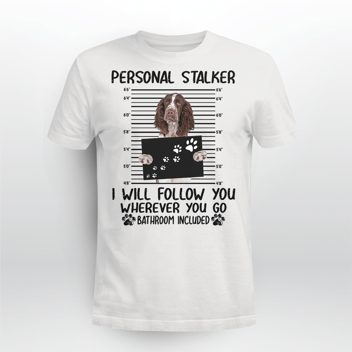 English Springer Spaniel Dog Classic T-shirt Personal Stalker Follow You