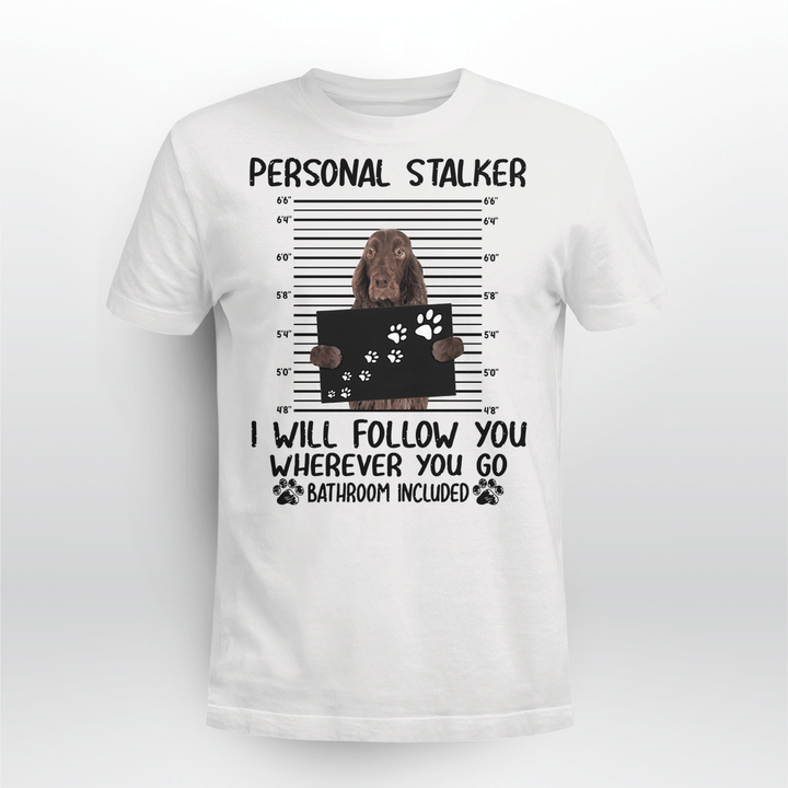 Field Spaniel Dog Classic T-shirt Personal Stalker Follow You