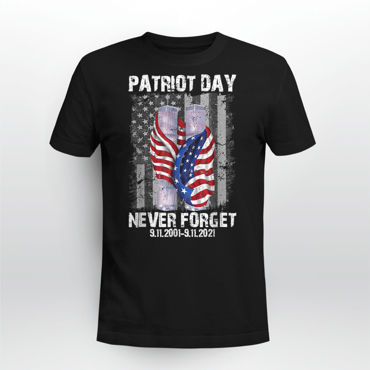 Patriot Day Classic T-shirt Never Forget 911 20th Anniversary