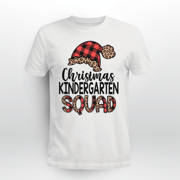 Teacher Classic T-shirt Kindergarten Christmas Squad