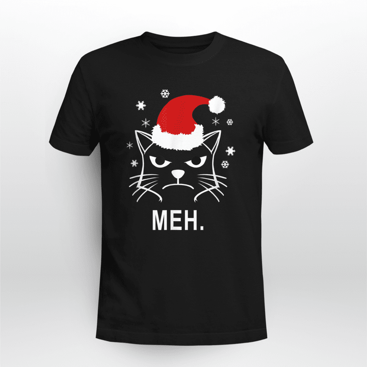 Cat Classic T-shirt Funny Christmas Cat Cat Owners