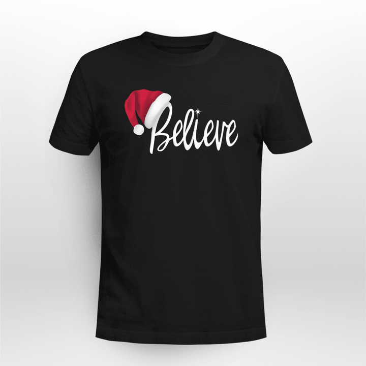 Christmas Classic T-shirt Christmas Believe in Santa Claus
