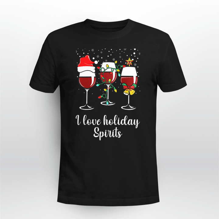 Wine Classic T-shirt Holiday Christmas Wine
