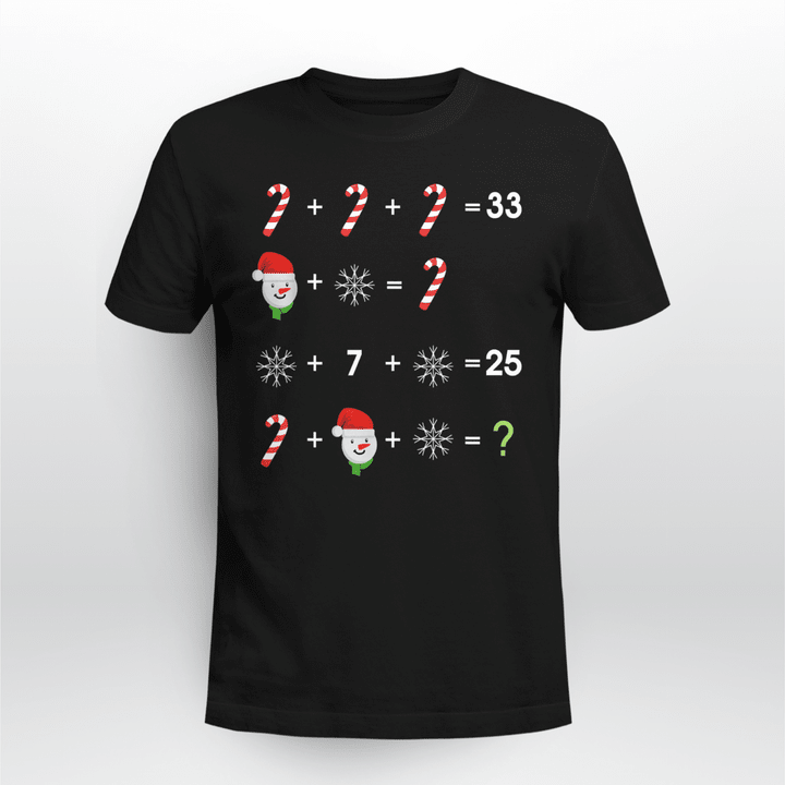 Math Teacher Classic T-shirt Order Of Operations Quiz Funny Math Teacher Christmas