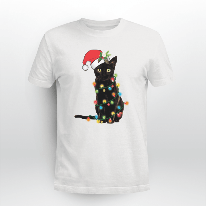 Cat Christmas Classic T-shirt Classic Knight