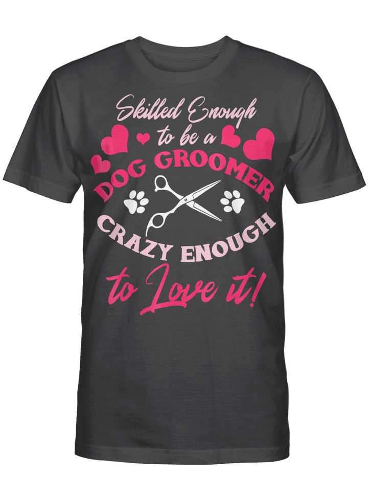 DOG Groomer Pet Grooming Cute Christmas T-shirt Gift