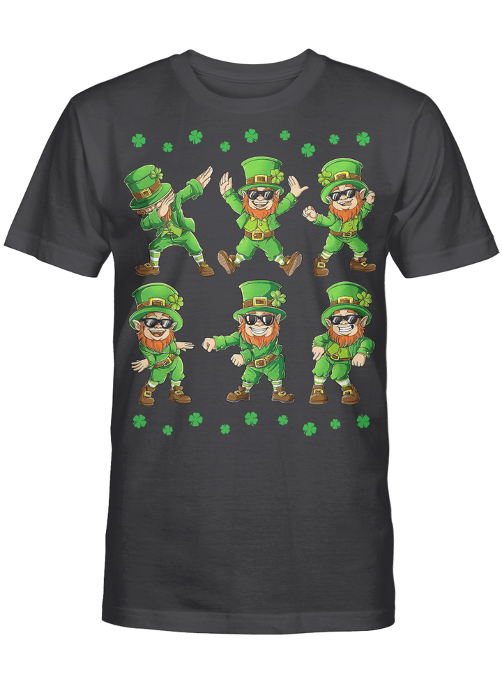 Dancing Leprechauns St Patrick's Day Boys Girls Kids Funny T-Shirt